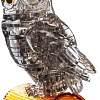 3Д-пазл Crystal Puzzle Сова 90147 (дымчатый)