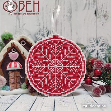Набор для вышивания Овен Ёлочная игрушка. Вестник 1441