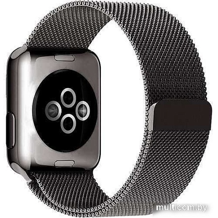 Браслет Rumi Milanese loop металлический для Apple Watch 38/40/41mm (черный)