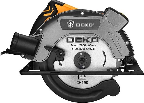 Дисковая (циркулярная) пила Deko DKCS1800W Laser 086-1012