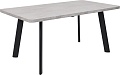 Кухонный стол Мамадома Leon lux radial-180 раздвижной 180-240х95 (серый сланец/черный)