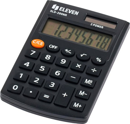 Калькулятор Eleven SLD-200NR (черный)