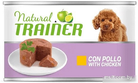 Консервированный корм для собак Trainer Для пожилых собак мелких пород с курицей и рисом 150 г