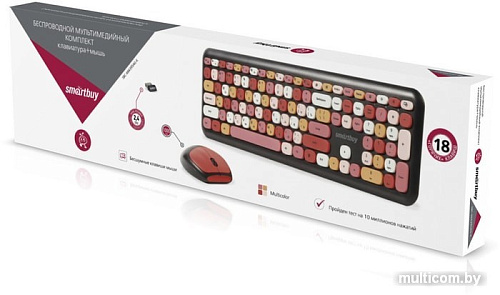 Клавиатура + мышь SmartBuy SBC-666395AG-K