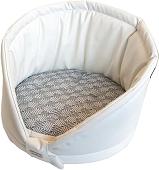 Лежак AntePrima Tortellino TORTPELROMBIAN02 (белый/принт ромб)