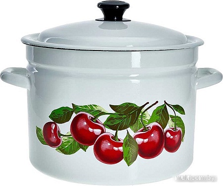 Кастрюля КМЗ Вишневый сад 41804-222/6-У2 (белый)