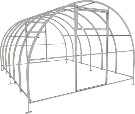 Каркас теплицы Импласт ЕвроПласт Агро 3х4 дуги 20х20 шаг 67 15345
