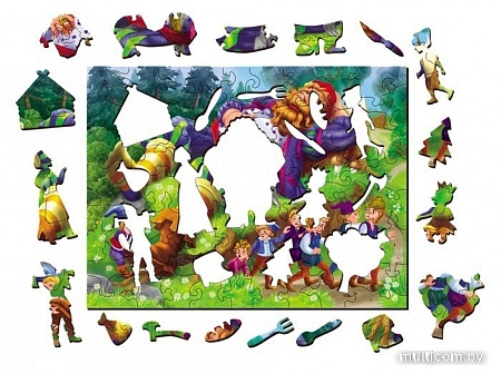 Пазл Нескучные игры Страна Сказок. Мальчик с пальчик 8322/48