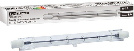 Галогенная лампа TDM Electric R7s 150 Вт 2900 К