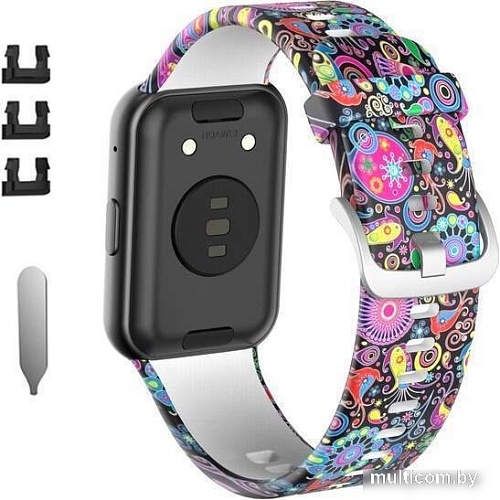 Ремешок Rumi силиконовый для Huawei Watch FIT, Watch FIT Elegant (цирк)