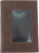 Обложка на документы Poshete 604-119NPK-BWB (коричневый)