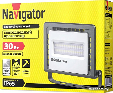 Уличный прожектор Navigator NFL-01-30-4K-LED