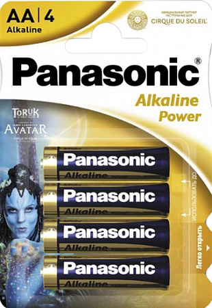 Батарейки Panasonic Alkaline Power AA 4 шт. LR6REB/4BPRCDS