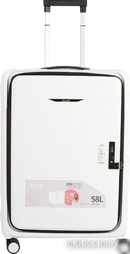 Чемодан-спиннер Bubule Складной 337-ZD-24WHT (белый)