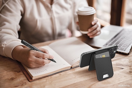 Кредитница Momax 1-Wallet SR29D (черный)