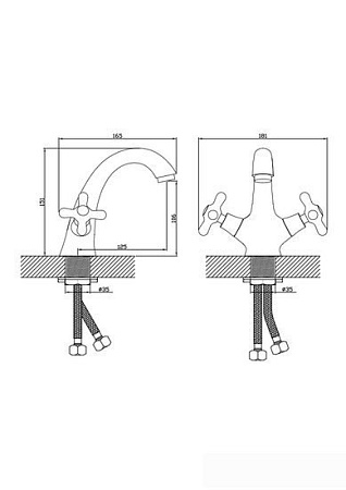 Смеситель Diadonna D80-110314