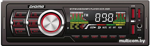 USB-магнитола Digma DCR-350R