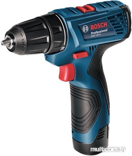 Дрель-шуруповерт Bosch GSR 120-LI Plus GLI 12V-300 Professional (с 2-мя АКБ)