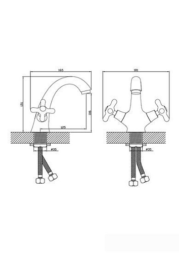 Смеситель Diadonna D80-110314