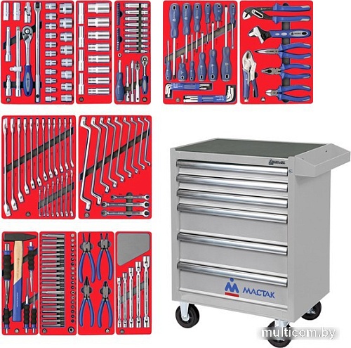 Универсальный набор инструментов Мастак Мастер 52-06205G (205 предметов)