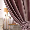 Комплект штор Soft Lines Бархат 9102G-A25 2x2.4 м (пыльная роза, 2 шт)