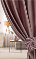 Комплект штор Soft Lines Бархат 9102G-A25 2x2.4 м (пыльная роза, 2 шт)