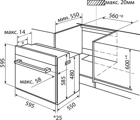 Духовой шкаф KUPPERSBERG SB 663 W