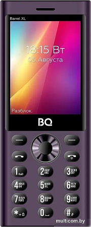 Кнопочный телефон BQ BQ-2832 Barrel XL (фиолетовый)
