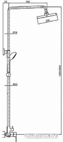 Душевая система Bravat Opal F9125183CP-A5-RUS