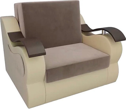 Кресло-кровать Mebelico Меркурий 105485 60 см (коричневый/бежевый)