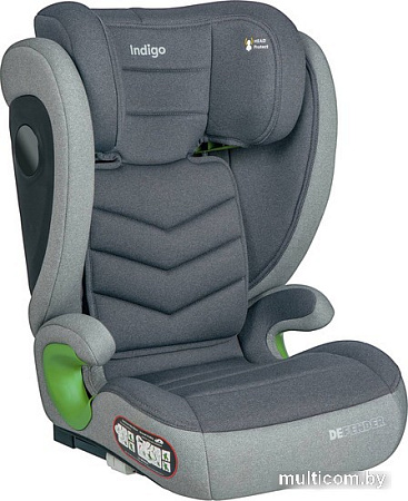 Детское автокресло Indigo Defender I-Size Isofix (темно-серый)