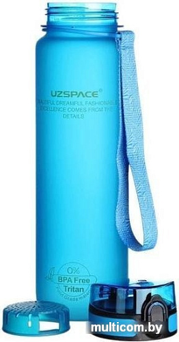 Бутылка UZSpace Frosted 3038 1 л серый