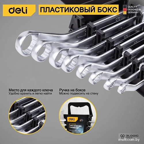 Набор ключей Deli DL150008A (8 предметов)