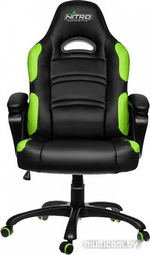 Кресло GameMax GCR07 (черный/зеленый)