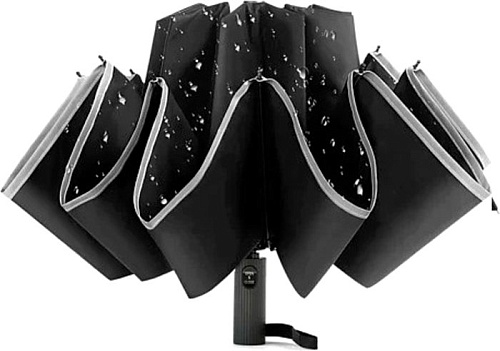Складной зонт SunShine Flash Reverse 8011.02 (черный)
