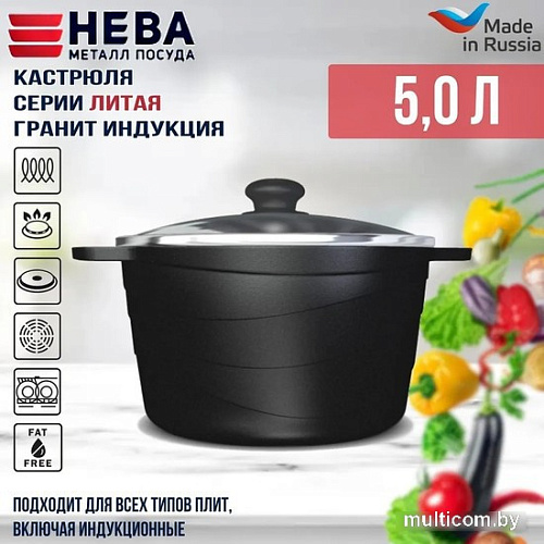 Нева Металл Посуда Индукция Гранит L186650i