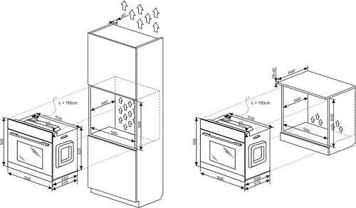 Электрический духовой шкаф Hansa BOEI681621