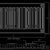 Радиатор Лидея ЛК 11-504 тип 11 500x400