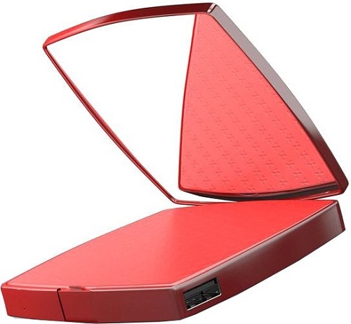 Портативное зарядное устройство Hiper MIRROR-4000 (красный)