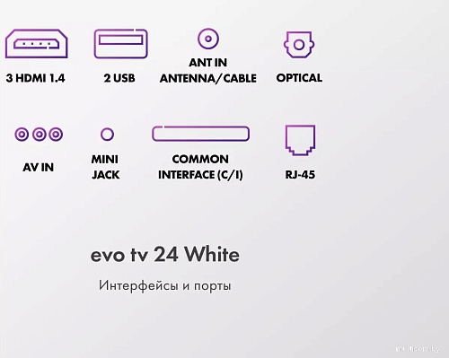 Телевизор Evo TV 24 White TD0051748RU