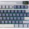 Клавиатура Royal Kludge M87 RGB Ocean Blue (RK Chartreuse)