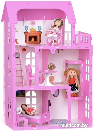 Krasatoys Карина с мебелью 000301 (белый/розовый)