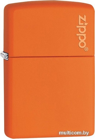 Зажигалка Zippo Orange Matte with Zippo Logo [231ZL-000023]