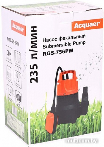 Дренажный насос Acquaer RGS-756PW