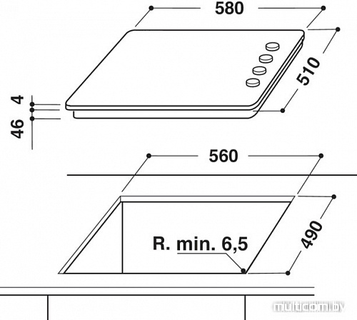 Варочная панель Indesit RI 860 C