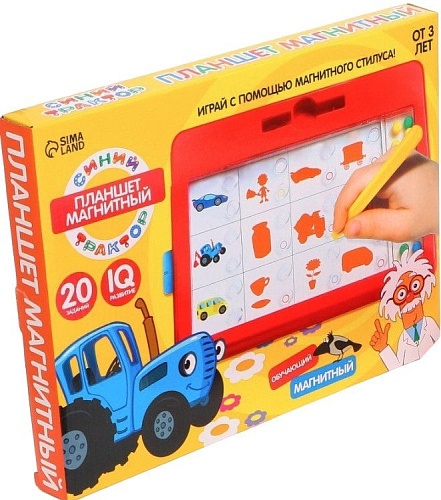 Развивающая игра Синий трактор С карточками 7024604