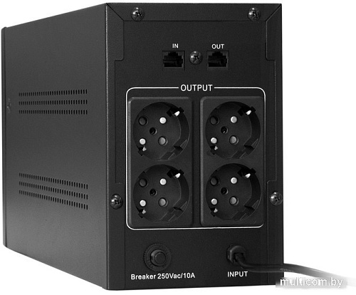 Источник бесперебойного питания ExeGate SpecialPro UNB-2200.LED.AVR.4SH.RJ EP285528RUS