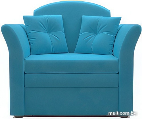 Кресло-кровать Мебель-АРС Малютка №2 (рогожка, синий)