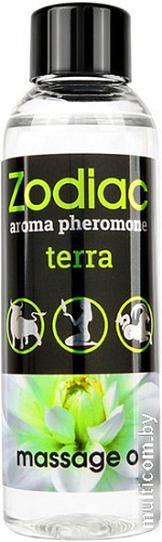 Масло для массажа Биоритм Zodiac Terra с феромонами 13021 (75 мл)