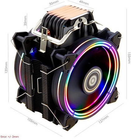 Кулер для процессора ALSEYE H120D v2.0 PWM